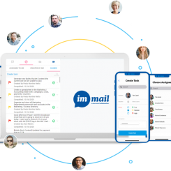 imMail Real Time Collaboration Responsive Platform
